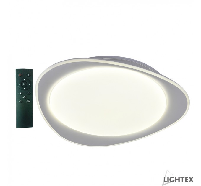 LIGHTEX LED ПЛАФОН NESTOR ДИМИРУЕМ С ДИСТАНЦИОННО MAX 72W IP20 ОТ 3000K ДО 6000K 5400LM 550 75MM LIGHTEX