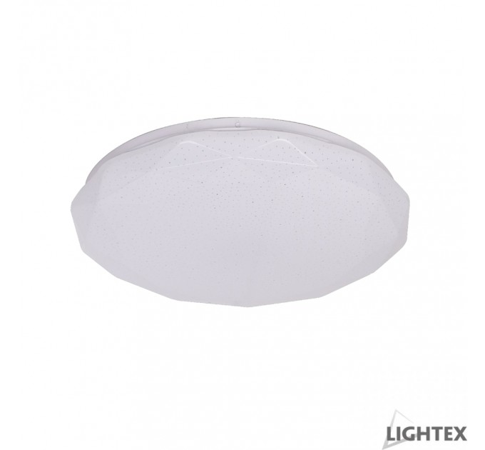 LIGHTEX LED ПЛАФОН DIAMOND 12W 4000K 800LM Ф260MM IP44 LIGHTEX