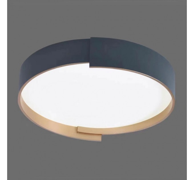 LIGHTEX LED ПЛАФОН BOSTON 28W 3000K-4000K-6000K 2800LM 220V Ф400 СИВ LIGHTEX