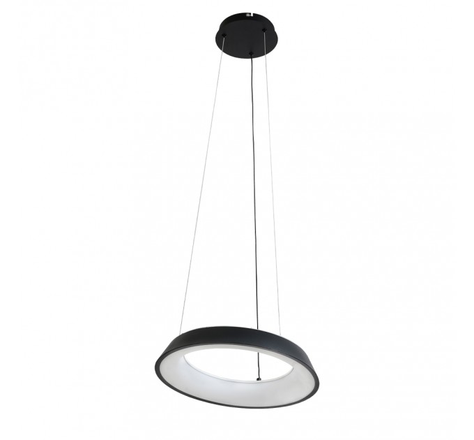 LIGHTEX LED ПОЛИЛЕЙ LULEA 15W 3000K-4000K-6000K 1500LM 220V Ф400 ЧЕРЕН LIGHTEX