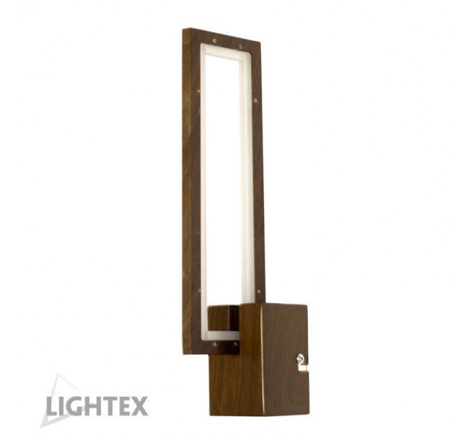 LIGHTEX LED АПЛИК FAN 6W 3200K 420LM ЦВЯТ КАФЯВ LIGHTEX