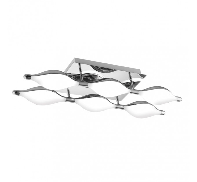 LIGHTEX LED ПЛАФОН VALLEY 36W 4000K 3500LM ХРОМ LIGHTEX