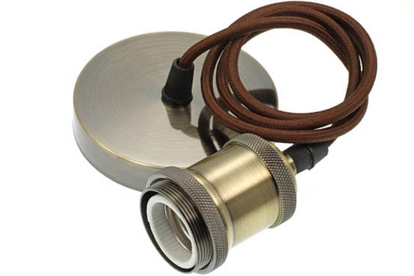 VITO ПЕНДЕЛ С КАБЕЛ 1М ESTELLE-A E27 МАТОВО ЗЛАТНО 7320150