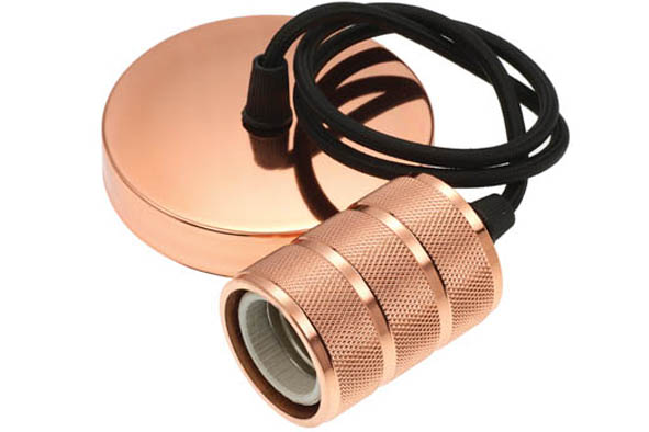 VITO ПЕНДЕЛ С КАБЕЛ 1М ESTELLE-D119G E27 РОЗОВО ЗЛАТО 7320220