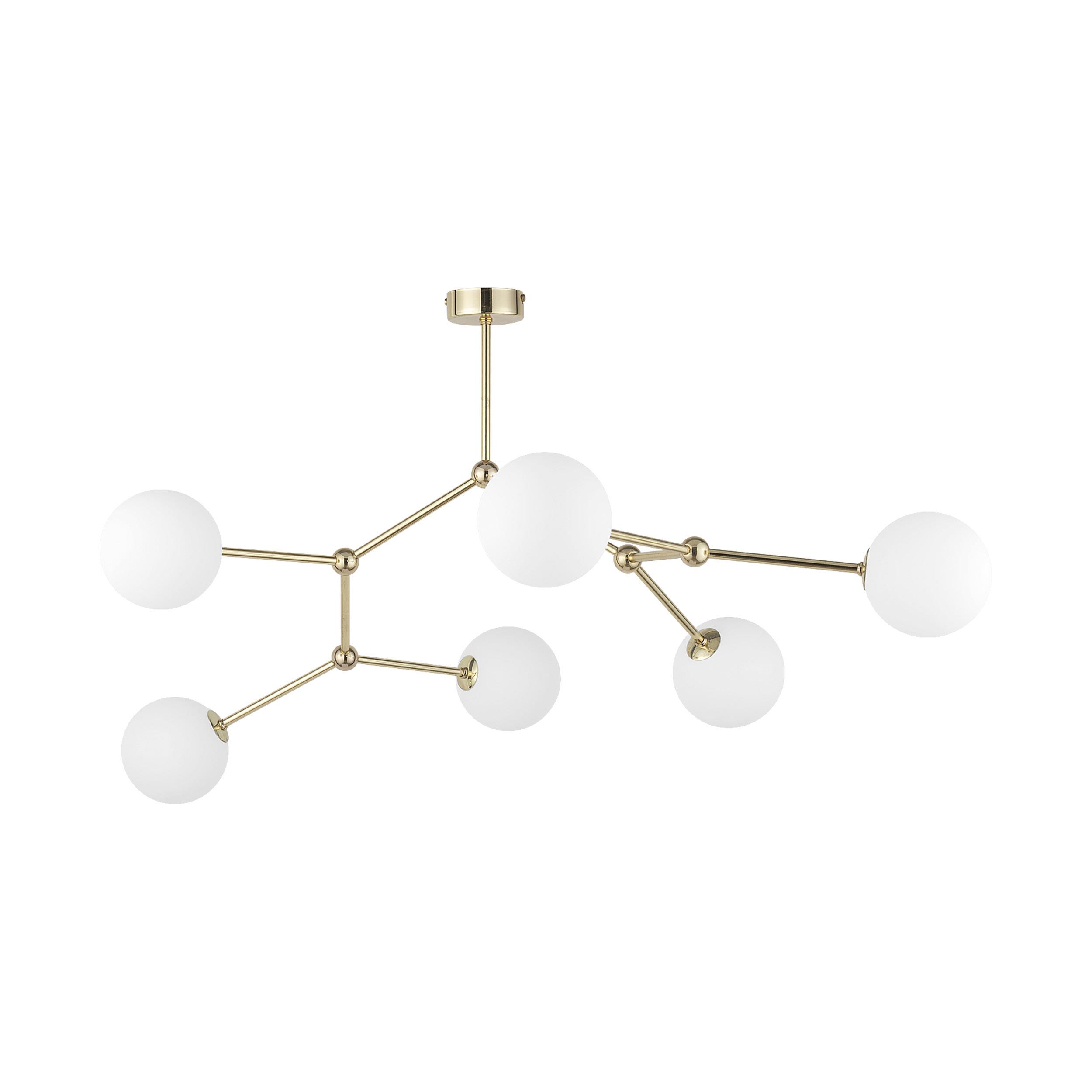 TK LIGHTING FAIRY GOLD LAMPA SUFITOWA 6 PŁ