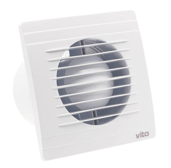 VITO ВЕНТИЛАТОР Φ120X94MM 15W 150M3/H 35DB БЯЛ ЦВЯТ VENTI GRIL 8005120