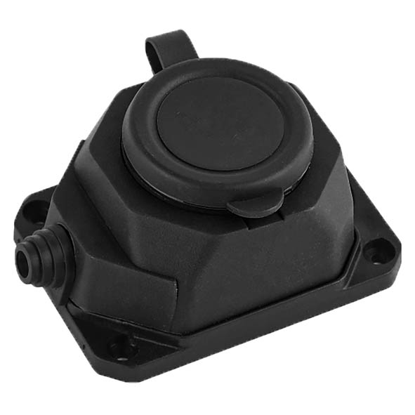 VITO RUBBER WALL PLUG SOCKET IP44 ЧЕРЕН 8006640