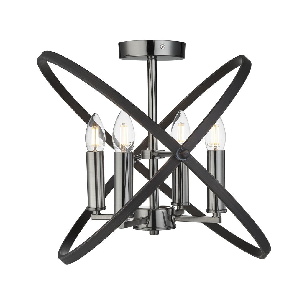 SEARCHLIGHT ПОЛИЛЕЙ 8344-4PW HOOPLA