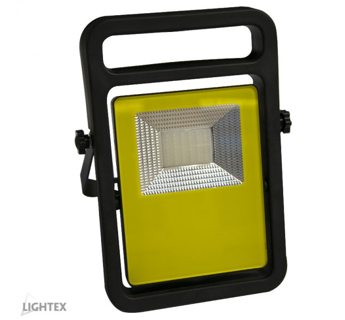 LIGHTEX LED ПРЕНОСИМ ПРОЖЕКТОР 10W 6000K 500LM IP44 С USB ЗАХРАНВАНЕ LIGHTEX