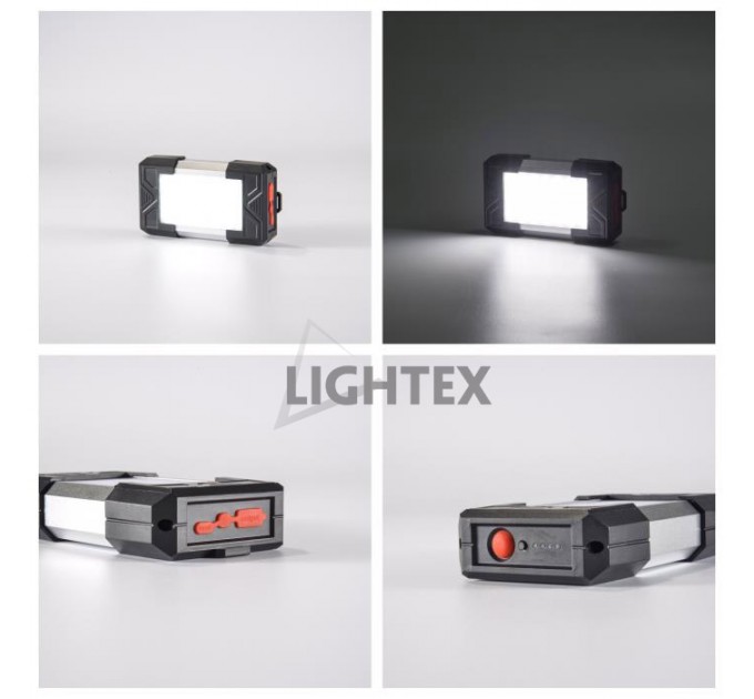 LIGHTEX LED КЪМПИНГ ЛАМПА 10W 700LM IP44 3X1800MAH LI-ION EPISTAR LIGHTEX