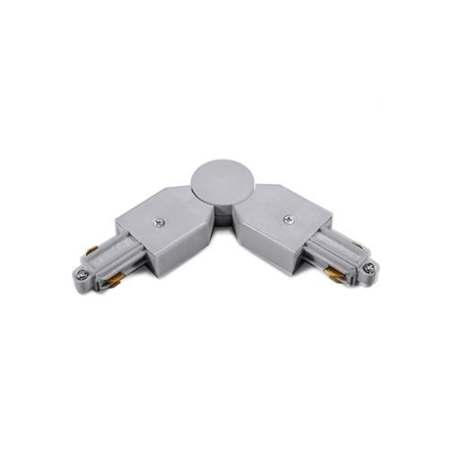 ACA LIGHTING ЪГЛОВ КОНЕКТОР ПОДВИЖЕН ЗА МОНОФАЗНА ШИНА СИВ 2WVG