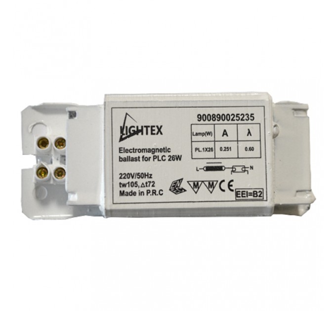 LIGHTEX LIGHTEX ДРОСЕЛ ЗА КЛЛ 26W PL 230V