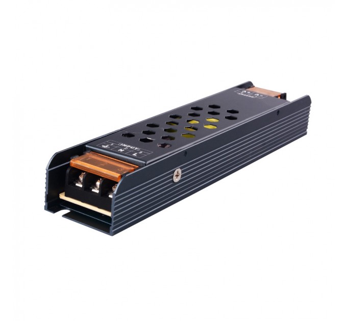 LIGHTEX LED ДРАЙВЪР МЕТАЛЕН 60W 12V DC 5A 172X34X23MM 100-265V AC IP20 LIGHTEX