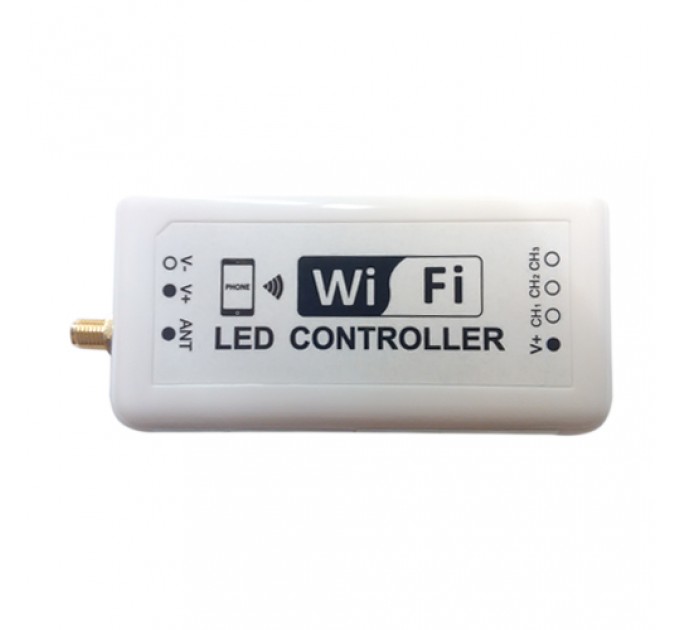 LIGHTEX WIFI КОНТРОЛЕР ЗА ЕДНОЦВЕТНА ЛЕНТА DC12-24V 4A LIGHTEX