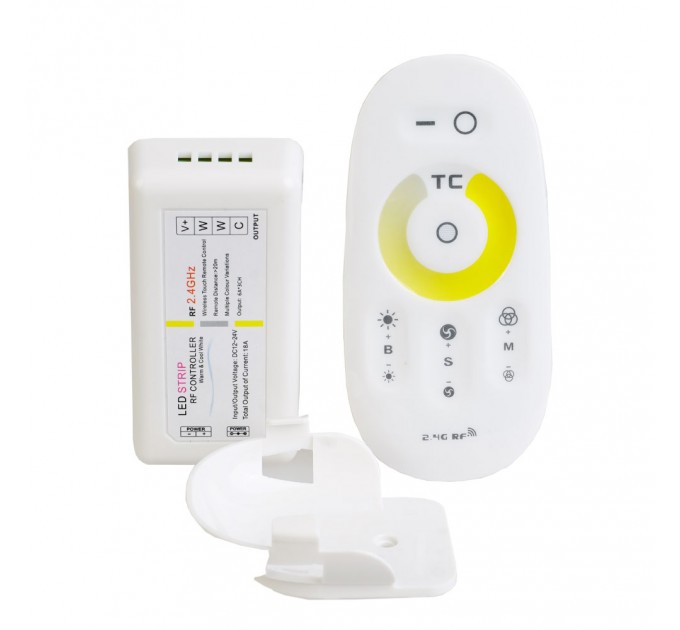 LIGHTEX РАДИОЧЕСТОТЕН КОНТРОЛЕР С ДИСТАНЦИОННО УПРАВЛЕНИЕ ЗА CCT ЛЕНТА DC 12-24V/ 216W-432W LIGHTEX