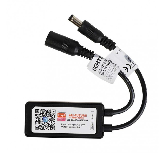 LIGHTEX WIFI КОНТРОЛЕР ЗА ЕДНОЦВЕТНА ЛЕНТА DC 5V-12V-24V/ 30W-72W -144W LIGHTEX