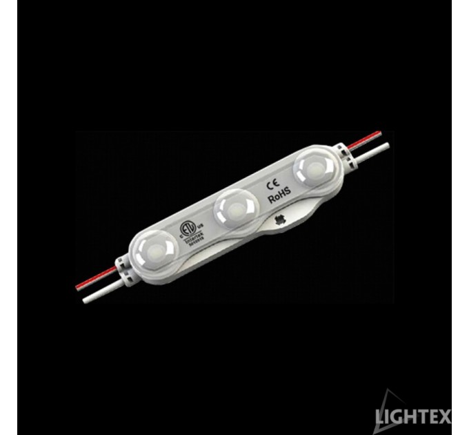 LIGHTEX LED МОДУЛ 3LED AC220V SMD2835 1.5W 165D 6000K 150LM IP67 - 20БР/ПАКЕТ LIGHTEX
