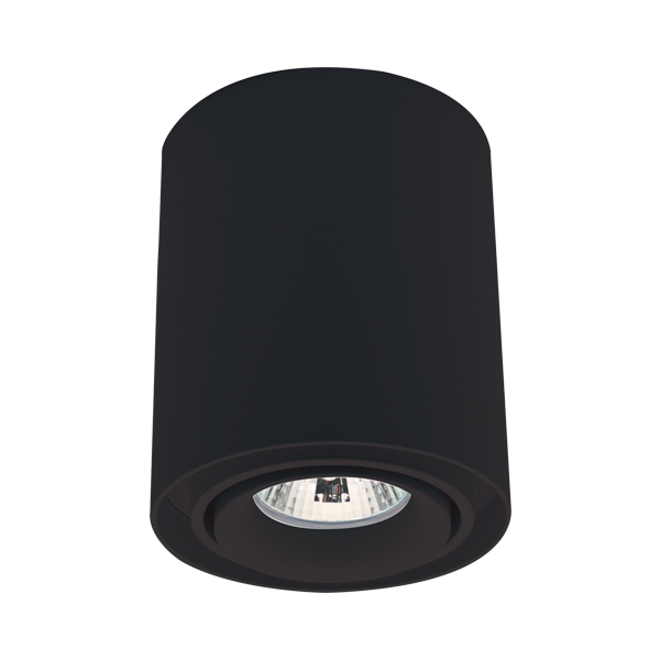 ELMARK 92DL044R1/BL DL-044 КРЪГЛА ЛУНА ОТКРИТ МОНТАЖ ЧЕРНА