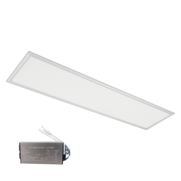 ELMARK 92PANEL021WIP54E LED ПАНЕЛ 48W 4000K 295x1195mm IP54 БЯЛА РАМКА С АВАРИЕН БЛОК