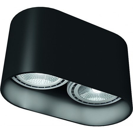 NOWODVORSKI ПЛАФОН, СПОТ ЛАМПА 9240 OVAL BLACK