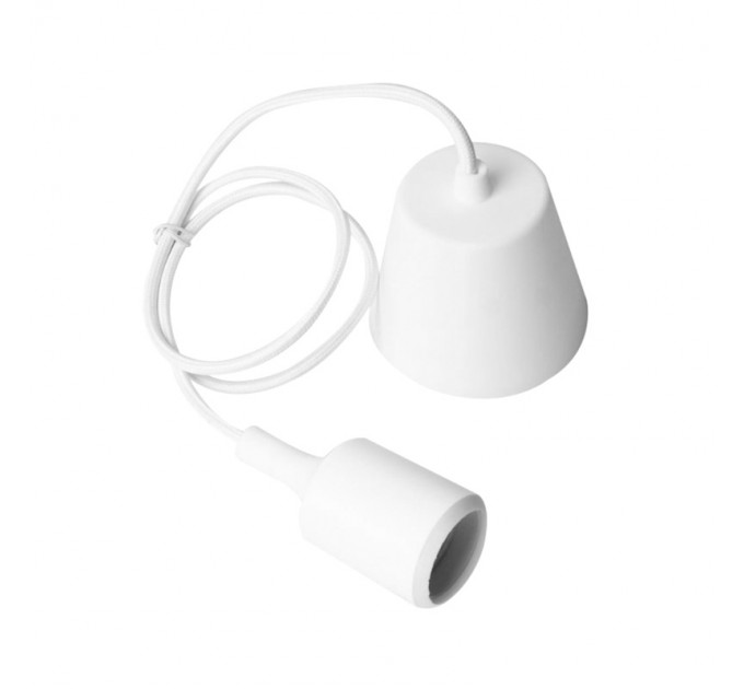 LIGHTEX ПЕНДЕЛ СИЛИКОНОВ БЯЛ Е27 LIGHTEX