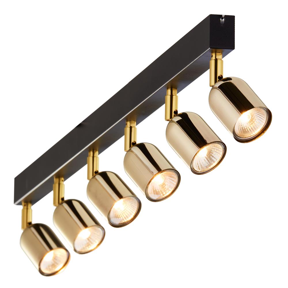 TK LIGHTING TOP GOLD LAMPA SUFITOWA 6 PŁ