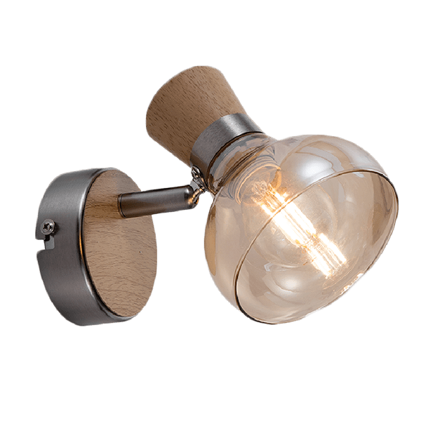 ELMARK 955ADDY1W/WD ADDY СПОТ 1XE14 ДЪРВО