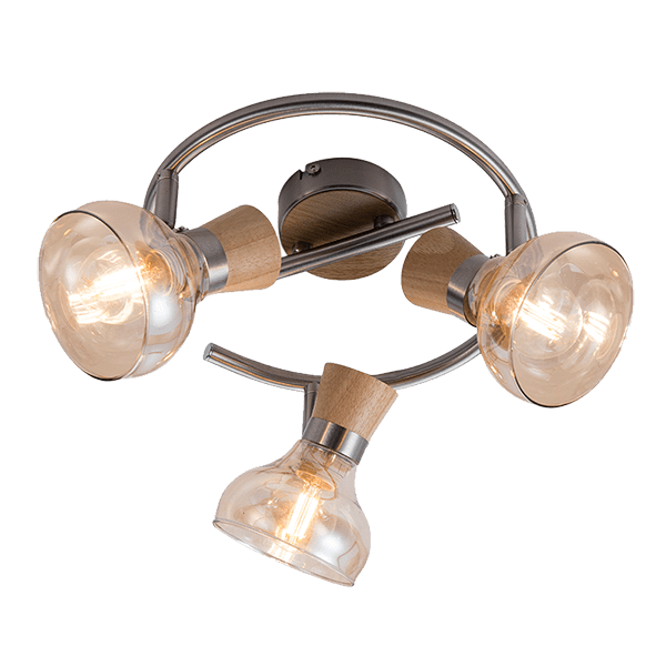 ELMARK 955ADDY3/WD ADDY СПОТ 3XE14 ДЪРВО