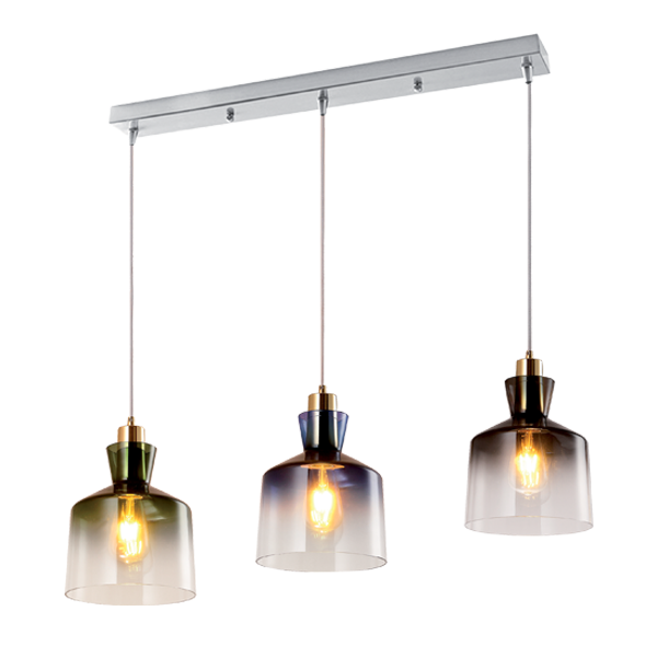 ELMARK 955ALMA3/MC ALMA ПЕНДЕЛ 3xE27 МНОГОЦВЕТЕН