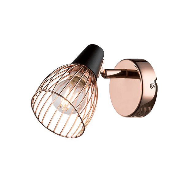 ELMARK 955AMBIX1W AMBIX СПОТ 1XE14 ЧЕРЕН/МЕД