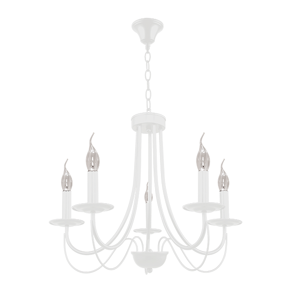 ELMARK 955ANGELA5/WH ANGELA ПОЛИЛЕЙ 5XE14 БЯЛ