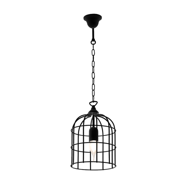 ELMARK 955CAGE1/BL CAGE ПЕНДЕЛ 1XE27 ЧЕРЕН