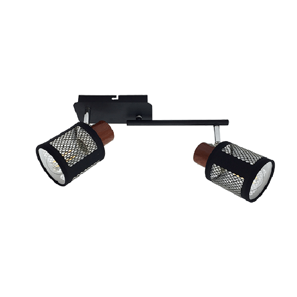 ELMARK 955DELIA2/BL DELIA СПОТ 2XE27 ЧЕРЕН