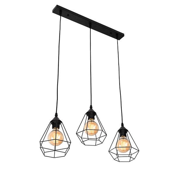 ELMARK 955HEIDI3/BL HEIDI ПОЛИЛЕЙ 3XE27 ЧЕРЕН