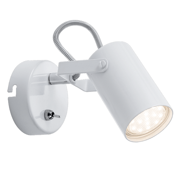 ELMARK 955IZZY1W/WH IZZY СПОТ 1xGU10 БЯЛ С КЛЮЧ