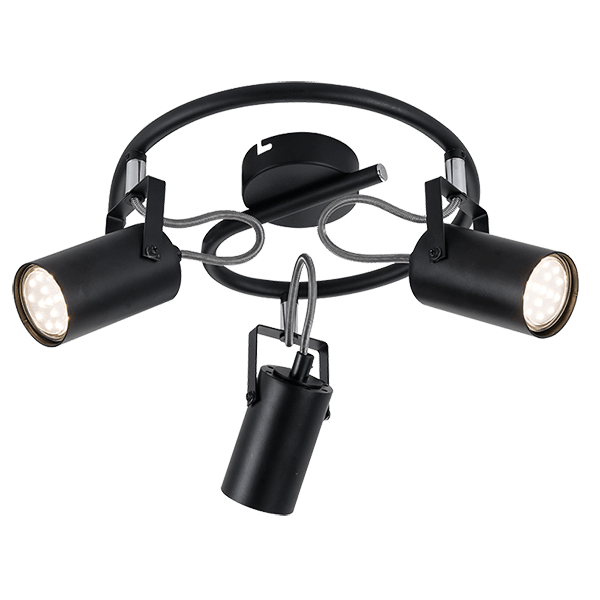 ELMARK 955IZZY3/BL IZZY СПОТ 3xGU10 ЧЕРЕН