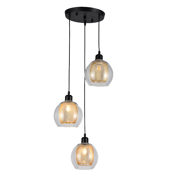 ELMARK 955JADE3 JADE ПЕНДЕЛ 3XE27 ЧЕРЕН