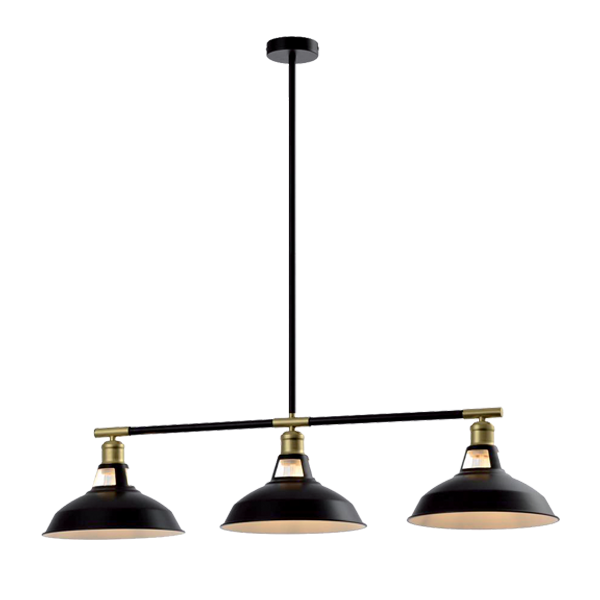 ELMARK 955JEMMA3 JEMMA ПОЛИЛЕЙ 3XE27 ЧЕРЕН/ЗЛАТО