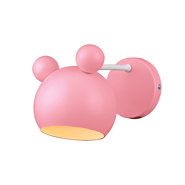 ELMARK 955MICKEY1W/P MICKEY АПЛИК 1XE27 РОЗОВ