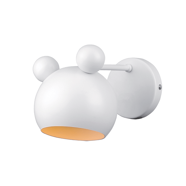 ELMARK 955MICKEY1W/WH MICKEY АПЛИК 1XE27 БЯЛ