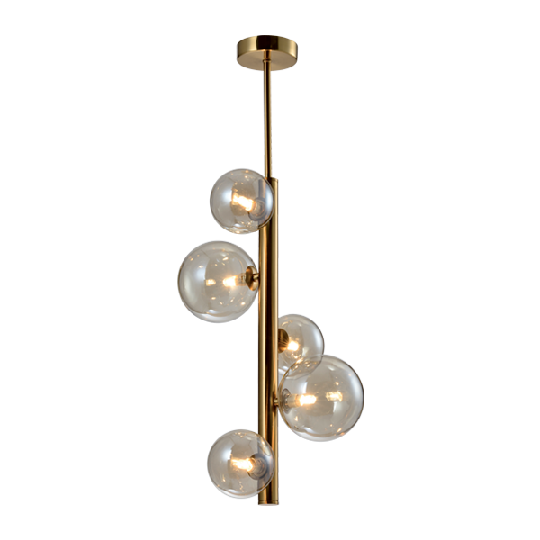 ELMARK 955OLENA5V/GD OLENA ПОЛИЛЕЙ 5xG9 ВЕРТИКАЛЕН ЗЛАТО