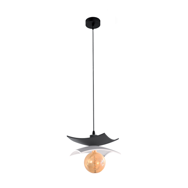 ELMARK 955ROBBY1/BL ROBBY ПЕНДЕЛ 1ХЕ27 ЧЕРЕН/БЯЛ