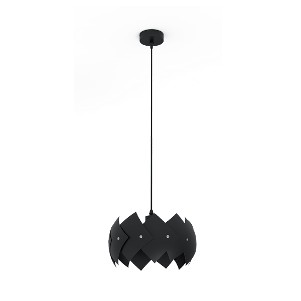 ELMARK 955ROCCO1/BL ROCCO ПЕНДЕЛ 1ХЕ27 ЧЕРЕН