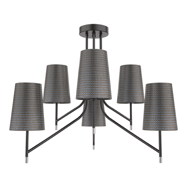 ELMARK 955THERA6/BL THERA ПОЛИЛЕЙ 6XE14 ЧЕРЕН/ХРОМ