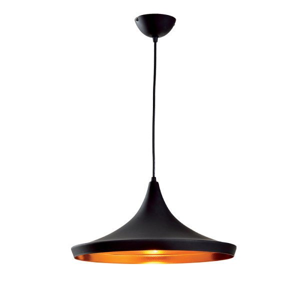 ELMARK 955TIM1B TIM-1B ПЕНДЕЛ 1XE27 D350MM ЧЕРЕН/ЗЛАТО