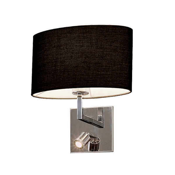 ELMARK 955TOMY1WLED TOMY АПЛИК 1XE27 +1WLED 4000K ТЪМНО СИВ