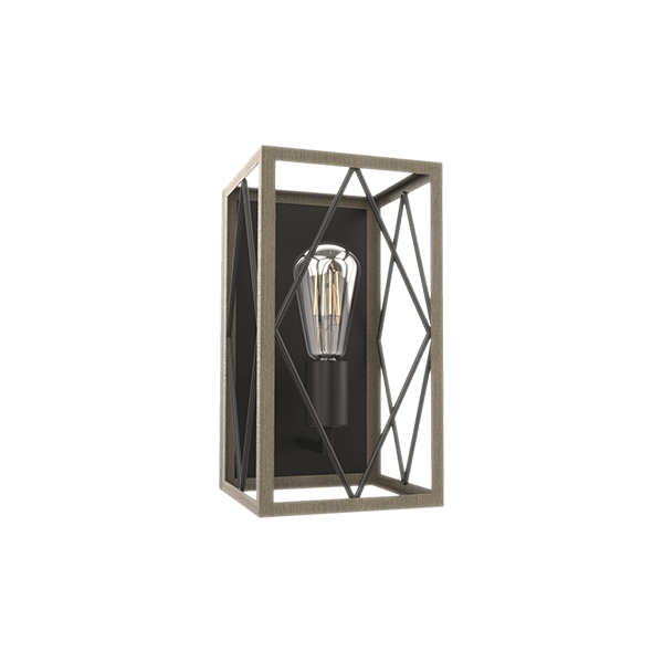 ELMARK 955VICTOR1W VICTOR АПЛИК 1XE27 ЧЕРЕН МАТ/МАХАГОН