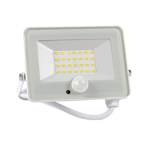 ELMARK 98VEGA20SWW/WH VEGA 20W LED ПРОЖЕКТОР СЪС СЕНЗОР 3000К БЯЛ