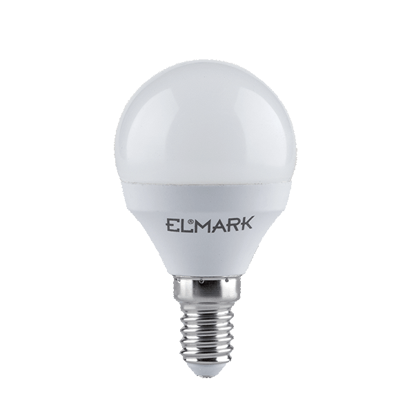 ELMARK 99LED800 LED ЛАМПА GLOBE G45 6W E14 230V СТУДЕНО БЯЛ
