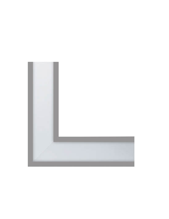 VITO ЪГЛОВ КОНЕКТОР 90° ЗА ВГРАДЕН ЛИНЕЕН ОСВЕТИТЕЛ PROFILED RL1 250X250X65MM 9W 4000K (НЕУТРАЛНА СВЕТЛИНА) TETRIS 2 СИВ ЦВЯТ 9910170